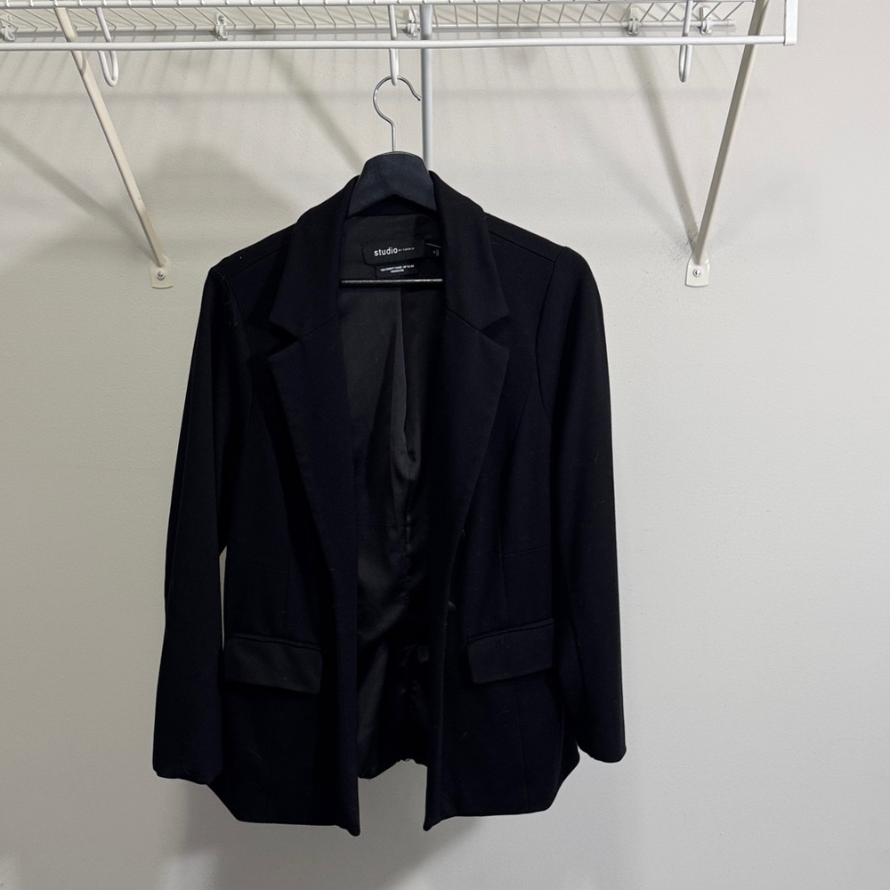 Torrid Black Women's Outerwear Blazer - Classic Tailored Suit Jacket Size 0